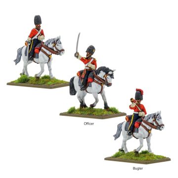 Набір мініатюр Warlord Games Black Powder: Crimean War British Scots Greys Heavy Cavalry Command