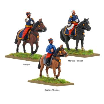 Набір мініатюр Warlord Games Black Powder: Crimean War French Generals & Officers