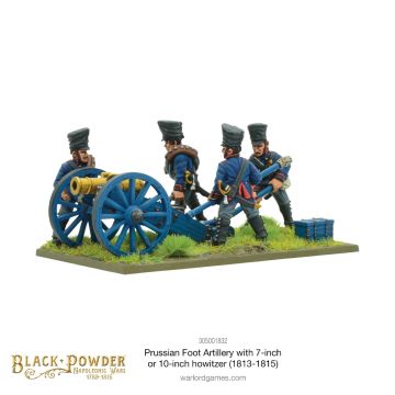 Набір мініатюр Warlord Games Black Powder: Napoleonic Wars: Prussian Foot Artillery With 7 or 10-inch Howitzer (1813-1815)