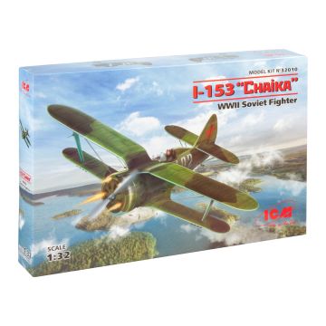 Збірна модель літака ICM: І-153 “Чайка” (винищувач)