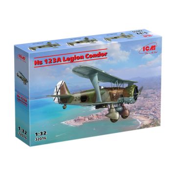 Збірна модель літака ICM: Hs 123A Легіон “Кондор”