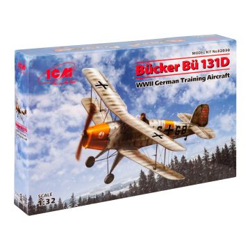 Збірна модель літака ICM: Bücker Bü 131D