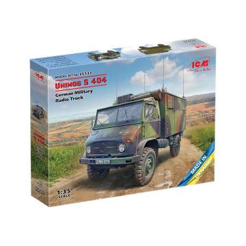 Збірна модель вантажівки ICM: Unimog S 404 (радіоавтомобіль)