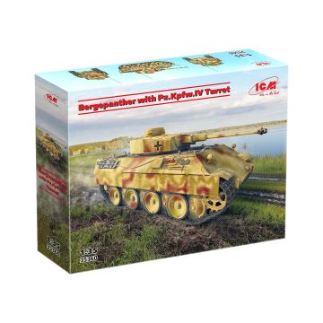 Збірна модель танка ICM: Бергепантер з баштою Pz.Kpfw.IV