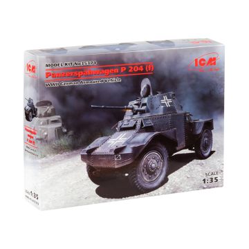 Збірна модель бронетехніки ICM: Panzerspähwagen P 204 (f)