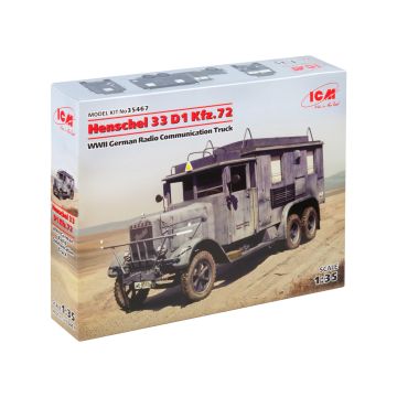 Збірна модель вантажівки ICM: Henschel 33 D1 Kfz.72