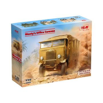 Збірна модель вантажівки ICM: Мобільний офіс Монті