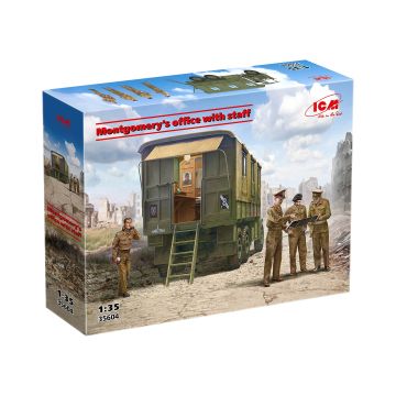 Збірна модель вантажівки ICM: Мобільний офіс Монтгомері зі штабом