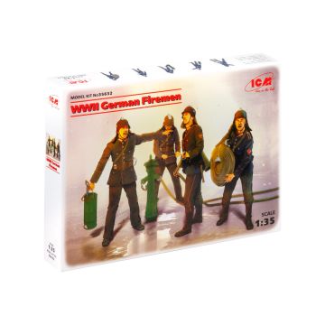 Збірні моделі фігурок ICM: Німецькі пожежники Другої світової війни