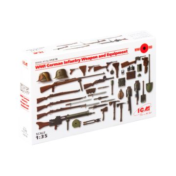 Збірні моделі озброєння ICM: Озброєння та техніка німецької піхоти Першої світової війни