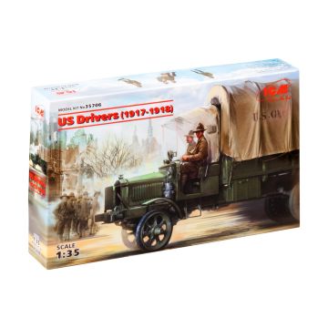 Збірні моделі фігурок ICM: Водії США (1917-1918)