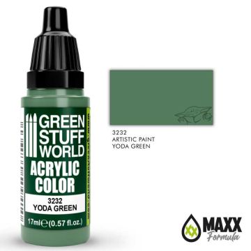 Акрилова фарба Green Stuff World Acrylic Paint: Yoda Green (17ml)