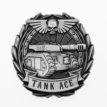 Пін Starforged: Astra Militarum Medal of Honour - Tank Ace