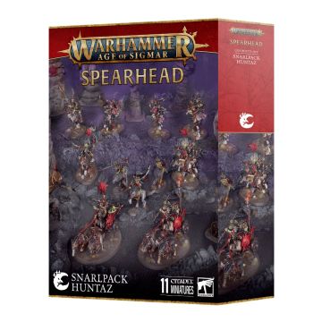 Набір мініатюр Age of Sigmar Spearhead: Gloomspite Gitz – Snarlpack Huntaz (4-та редакція)