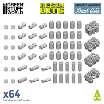 Елементи декору Green Stuff World: Resin Drink Cans