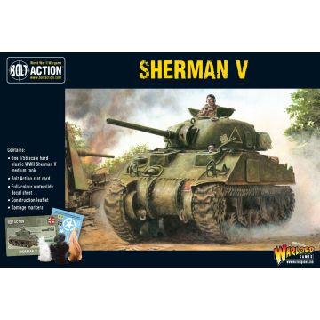 Мініатюра Warlord Games Bolt Action: Sherman V Plastic Tank