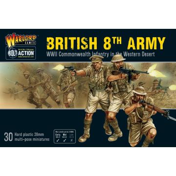 Набір мініатюр Warlord Games Bolt Action: 8th Army Infantry 