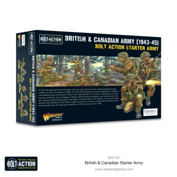 Набір мініатюр Warlord Games Bolt Action: British & Canadian Army (1943-45) Starter Army