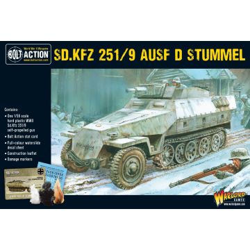 Мініатюра Warlord Games Bolt Action: Sd.Kfz 251/9 Ausf D (Stummel) Half-Track