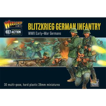 Набір мініатюр Warlord Games Bolt Action: Blitzkrieg German Infantry plastic boxed set