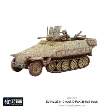 Мініатюра Warlord Games Bolt Action: Sd.Kfz 251/10 Ausf D (37mm Pak) Half Track