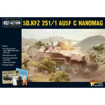 Мініатюра Warlord Games Bolt Action: Sd.Kfz 251 C Hanomag