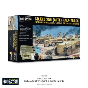 Мініатюра Warlord Games Bolt Action: Sd.Kfz 250 (Alte) Half-Track (Options To Make 250/1, 250/3 Or 250/10 Variants)