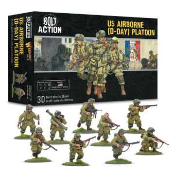 Набір мініатюр Warlord Games Bolt Action: US Airborne (D-Day) Platoon
