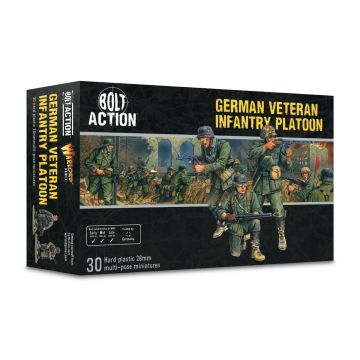 Набір мініатюр Warlord Games Bolt Action: German Veteran Infantry Platoon
