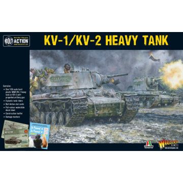 Мініатюра Warlord Games Bolt Action: KV-1/KV-2 Hevy Tank Plastic Box Set