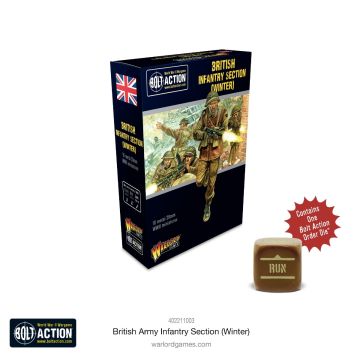 Набір мініатюр Warlord Games Bolt Action: British Infantry section (Winter)