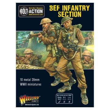 Набір мініатюр Warlord Games Bolt Action: BEF Infantry Section