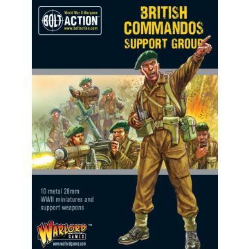 Набір мініатюр Warlord Games Bolt Action: Commandos support group
