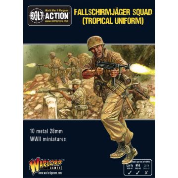 Набір мініатюр Warlord Games Bolt Action: Fallschirmjager squad (tropical Uniform)