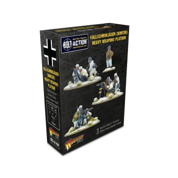 Набір мініатюр Warlord Games Bolt Action: Winter Fallschirmjäger Heavy Weapons Platoon