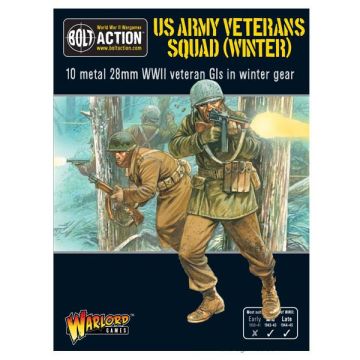 Набір мініатюр Warlord Games Bolt Action: US Army Veterans Squad (Winter)