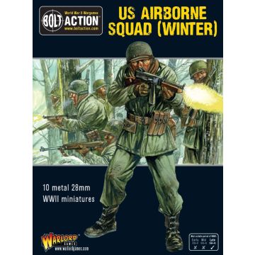Набір мініатюр Warlord Games Bolt Action: US Airborne Squad (Winter)