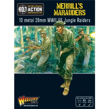 Набір мініатюр Warlord Games Bolt Action: Merrill's Marauders Squad