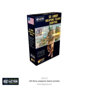 Набір мініатюр Warlord Games Bolt Action: US Army (Winter) weapons teams