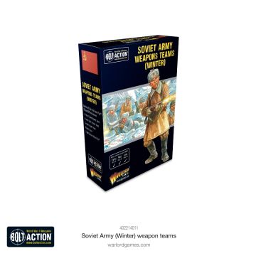 Набір мініатюр Warlord Games Bolt Action: Soviet Army (Winter) Weapons Teams