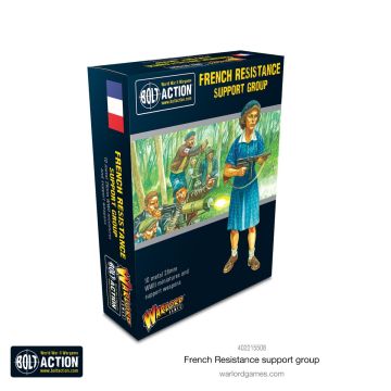 Набір мініатюр Warlord Games Bolt Action: French Resistance Support Group
