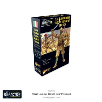 Набір мініатюр Warlord Games Bolt Action: Italian Colonial Troops Infantry Squad