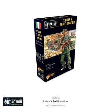 Набір мініатюр Warlord Games Bolt Action: Italian X Arditi Section
