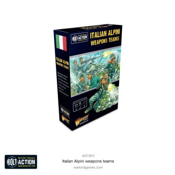 Набір мініатюр Warlord Games Bolt Action: Italian Alpini Weapons Teams