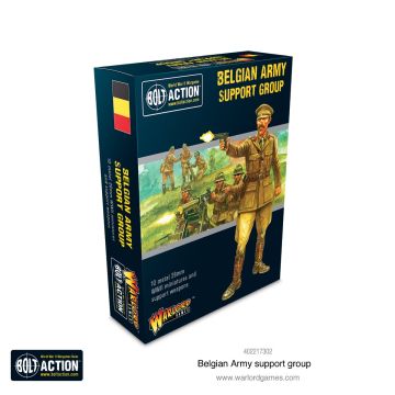 Набір мініатюр Warlord Games Bolt Action: Belgian Army Support Group
