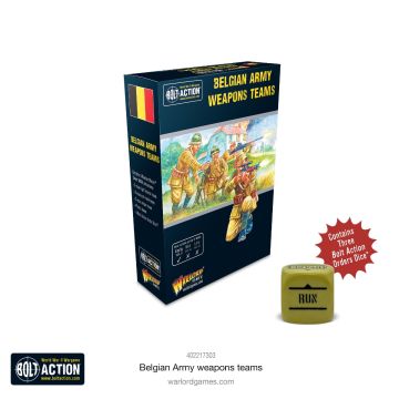 Набір мініатюр Warlord Games Bolt Action: Belgian Army Weapons Teams
