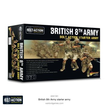 Набір мініатюр Warlord Games Bolt Action: 8th Army starter army