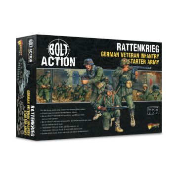 Набір мініатюр Warlord Games Bolt Action: Rattenkrieg - German Veteran Infantry Starter Army