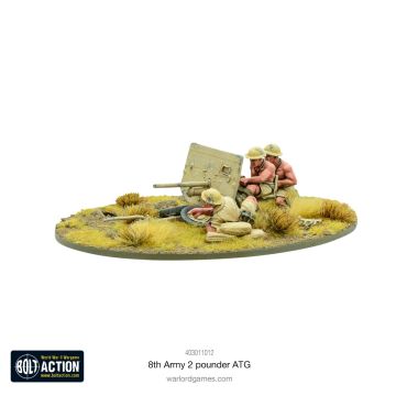 Мініатюра Warlord Games Bolt Action: 8th Army 2 pounder ATG