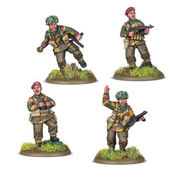 Набір мініатюр Warlord Games Bolt Action: British Airborne Platoon Commanders